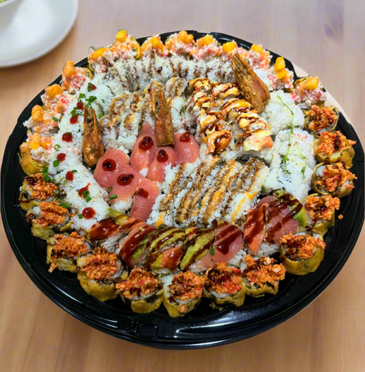 Sushi Platter (64pcs and 6pcs Nigiri Sushi)