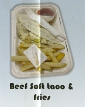 Beef Soft Taco & Fries